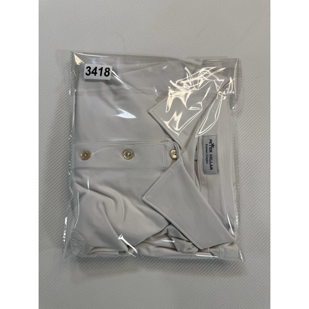 Peter Millar Summer Comfort Polo XXL White Performance Golf Shirt - Picture 10 of 10